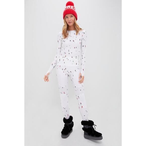 PERFECT MOMENT Dede Ski Print Perfect Active Legging Size S NWT - Picture 7 of 8